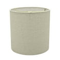 thumbnail image 2 of Aspen Creative 31226 Transitional Drum (Cylinder) Shaped Spider Construction Lamp Shade in Light Grey, 8" wide (8" x 8" x 8"), 2 of 5