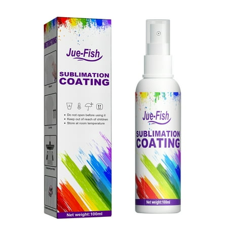 

Viugreum 100ml Sublimation Coating Spray | Sublimation Sprays with High Gloss Finish and Quick Dry Formula | Coating Solution for Cotton T-Shirts Canvas Tote Bags