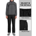 thumbnail image 4 of Little Donkey Andy Women Lightweight Running Jacket 2 Pieces Set, Full Zip Track Sports Suits for Cycling, UV Protection (Gray XS), 4 of 7
