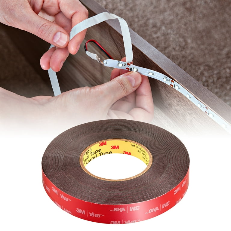 Double Sided Tape, Heavy Duty Mounting Tape, 16ft X 0.94in Waterproof  Adhesive Foam Tape For Led Strip Lights