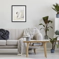 thumbnail image 3 of Stupell Industries Transitional White Swan in Repose Black Framed Print Under Glass, 13 x 16, by Sara Baker, 3 of 8