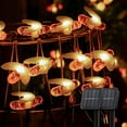 thumbnail image 5 of Solar String Lights 2Pack 30LED Outdoor Waterproof Simulation Honey Bees Decor for Garden Fence Patio Yard Tree Xmas Decorations,Warm White, 5 of 14