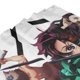 thumbnail image 3 of Juego de cortina de ducha Kimetsu No Yaiba con ganchos, decoración para el baño, fácil cuidado, lavable a máquina, tela de poliéster duradera, cortina de ducha de tela impermeable, 66 x 72 pulgadas, 3 of 8