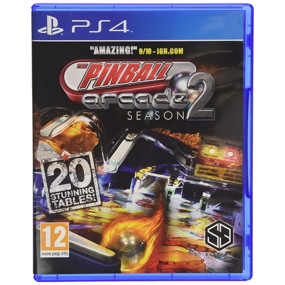 Pinball Arcade Season 2 (Playstation 4 PS4) Recreates the greatest Pinball Machines of all time
