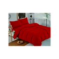 thumbnail image 1 of Juego de sábanas color burdeos para cama de 1,5 metros cuadrados, 144 hilos, 1 of 1