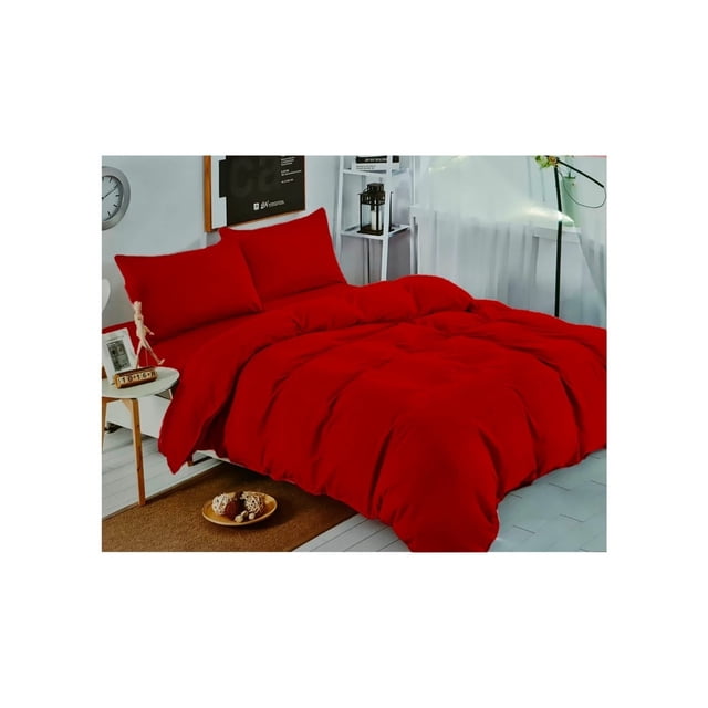 Juego de sábanas color burdeos para cama de 1,5 metros cuadrados, 144 hilos