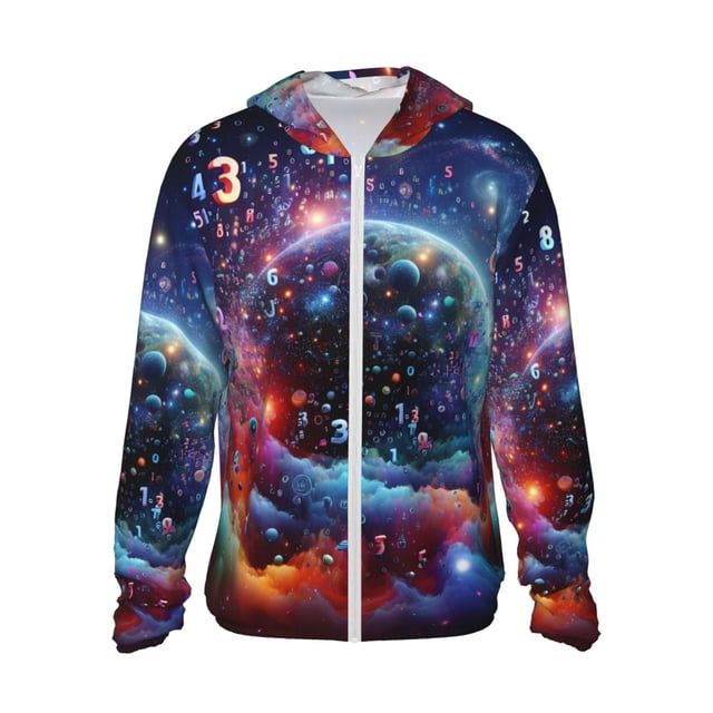 Vsdgher Sweat à Capuche Flottant pour Hommes et Femmes, Protection Solaire à Manches Longues pour la Pêche et la Course - 3TG