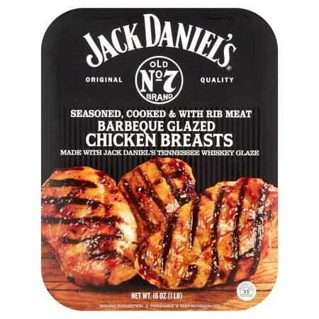 Jack Daniel's Old No 7 Brand Barbeque Glazed Chicken Breasts, 16 oz