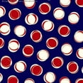 thumbnail image 4 of Chiffon Printed Dot Lane Polka Dot Sheer Fabric by the Yard Dress Top (NAVY/AQUA/IVORY, ByYard), 4 of 6