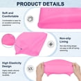 thumbnail image 2 of Uxcell Gorro de Natación de Silicona 1-Pack para Mujeres y Hombres, Gorro de Natación Impermeable No Deslizante Duradero [Rosa], 2 of 6