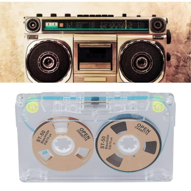 DIY 46min Recording Time Reel to Reel Blank Cassette Tape, High Output Low Noise, for Music Recording, Personalize Your Recording Process, Crafted with High Strength Material,