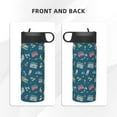 thumbnail image 3 of Uemuo Vintage Tape Players And Skates Print 18oz Sports Insulated Kettle, Water Bottle, Outdoor Sports Bottle, Insulated Hydration Bottle with Handle & Flip Straw, 3 of 8