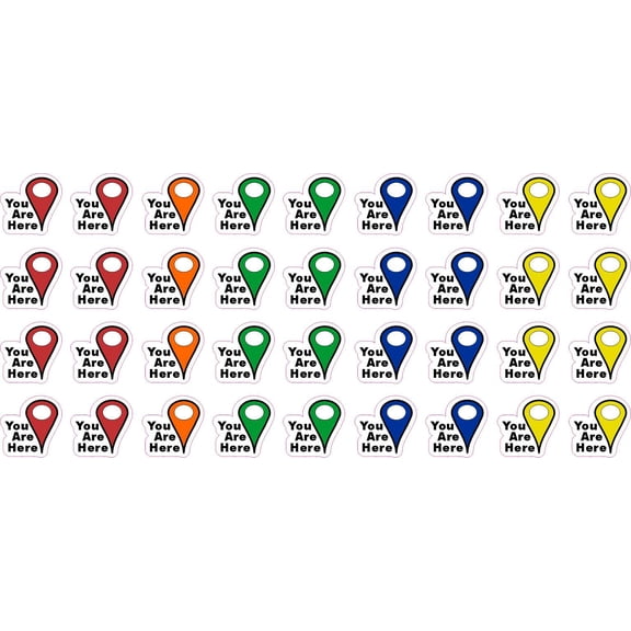 StickerTalk You Are Here Pointer Stickers, 0.5 inches x 0.5 inches