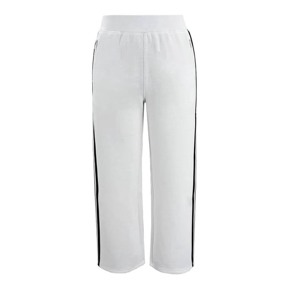 Pantalón George para Mujer con Resorte Blanco Talla G