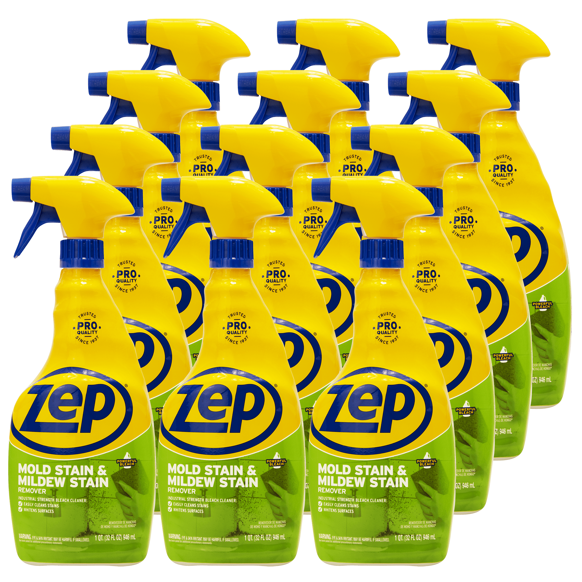 Zep Mold Stain and Mildew Stain Remover 32 Ounce ZUMILDEW32 (Case of 12