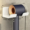 thumbnail image 5 of Hair Dryer Holder Wall Mounted Hair Straightener Dryer Hair Stand Bathroom Organizer Shelves Washroom Organization Shelves, 5 of 10