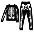 thumbnail image 4 of Ruiwill Halloween Pajamas for Girls Size 2-3 Years Cute Winter Halloween Girls Pajama Set Long Sleeve Tops and Pants Clothes Set, 4 of 4
