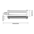 thumbnail image 1 of Xingzhi Pasta Maker Stainless Steel Spaghetti Roller Vertical spaghetti maker for KitchenAid Type Mixer Attachment Replacement for KitchenAid, Sheet Type, 1 of 9