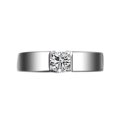 thumbnail image 1 of fastboy Adjustable White Gold Plated Open Ring Copper Rhinestone Studded Jewelry Lovers Couple Wedding, 1 of 9