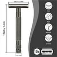 thumbnail image 4 of Reusable Safety Razors With Stainless Steel Double-Sided Blade,D, 4 of 5