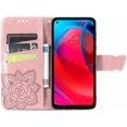 thumbnail image 3 of Compatible with Motorola Moto G Stylus 5G Wallet Case Leather with Card Holder and Stand for Women Flip Case Embossed Butterfly Shockproof Case for Moto G Stylus 5G SD Butterfly Rose Glod, 3 of 14