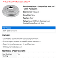 thumbnail image 2 of Rear Brake Drum - Compatible with 2007 - 2008 Pontiac G5, 2 of 2