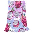 thumbnail image 2 of Pofeuu Dragon Fruit Print Ultra-Soft Micro Fleece Blanket,for Bed Or Sofa,All Season Throw Blankets Flannel Blanket-40"x30", 2 of 7
