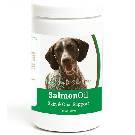 Healthy Breeds German Shorthaired Pointer Salmon Oil Soft Chews 90 Count
