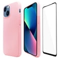 thumbnail image 1 of Funda Super Fit Rigida Molan Cano Para iphone 13 Mini color Rosa Mas Mica 9d Slim Case, 1 of 6