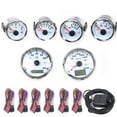 thumbnail image 2 of Universal 6 Gauge Set GPS Speedometer Waterproof for Truck Car Marine Boat Yach, 2 of 10