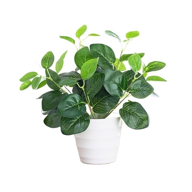 Plantas de simulación de interior, pequeñas plantas en maceta, plantas falsas decorativas, adornos de escritorio