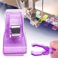 thumbnail image 1 of 100Pcs Clips For Sewing Multi Purpose Plastic Fabric Quilting Clips For Crafting Crocheting Knitting Quilting Accessories, 1 of 3
