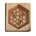 thumbnail image 1 of Cortador 3D, molde en relieve, cortador de calabaza de Animal navideño, molde para hornear, divertidos moldes de madera para cocina DIY, 1 of 11
