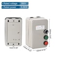 thumbnail image 2 of Uxcell Magnetic Electric Motor Starter 380V 5.5KW 7.5HP, 3 Phase Magnetic Switch Motor Starter Air Compressor, 2 of 6