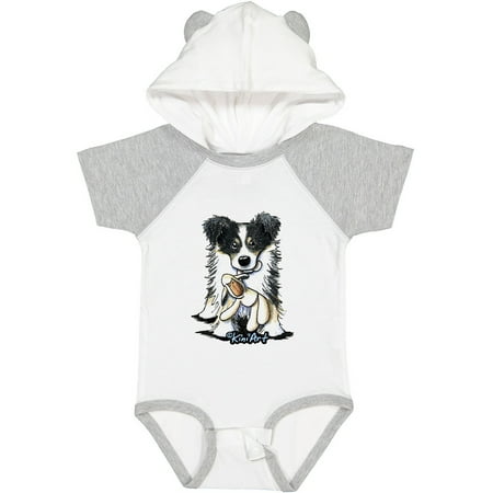 

Inktastic Tri-Color Border Collie Gift Baby Boy or Baby Girl Bodysuit