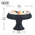 thumbnail image 4 of 4 Pcs Geometry Knobs for Kitchen Cabinet Cupboard Dresser Bookcase Drawer Pulls Handles Round Home Decor, 4 of 8
