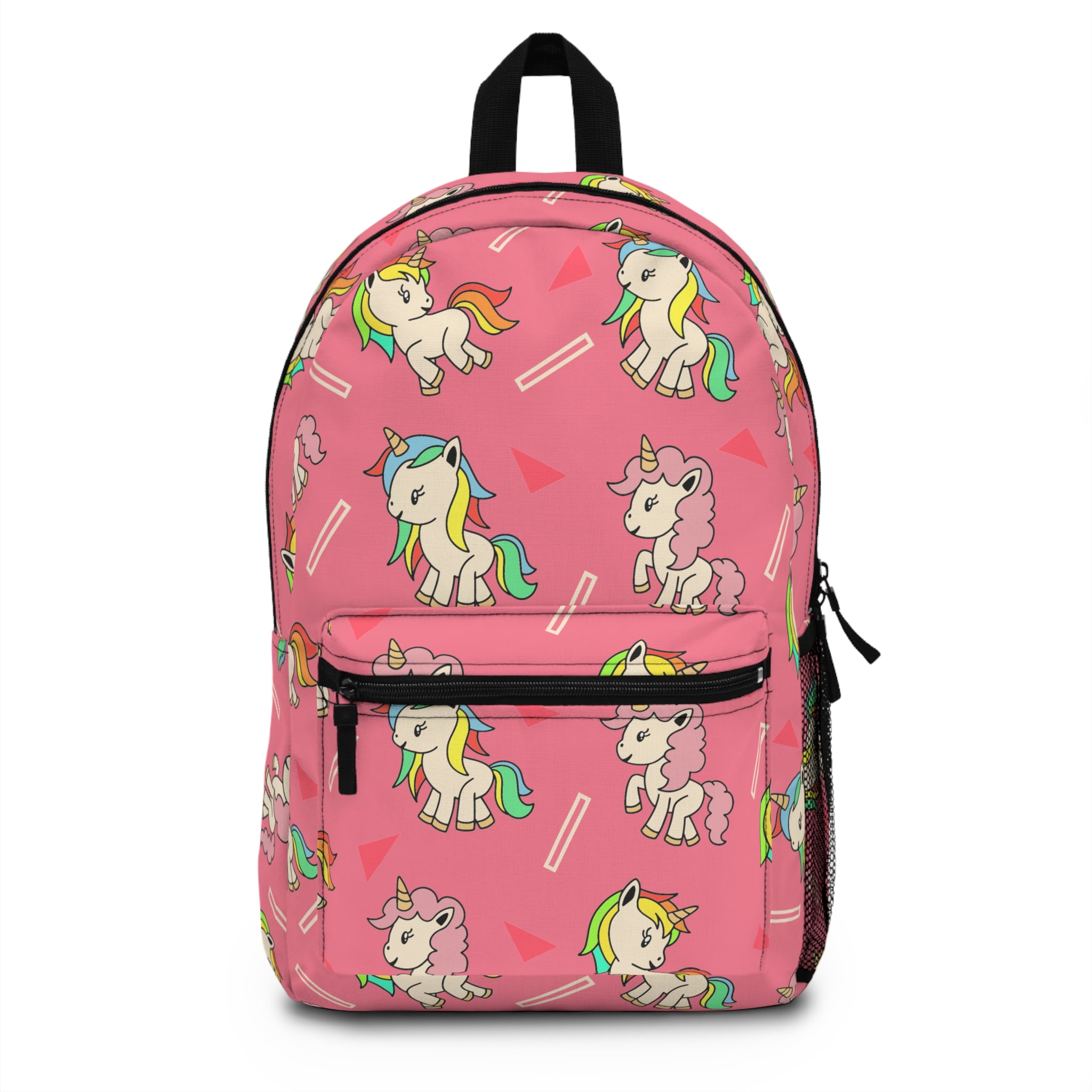 Pink Unicorn Backpack Backpack Back to School Pink Unicorn Design
