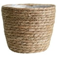 thumbnail image 1 of Miangastore Hand Woven Planter Basket Rustic Plant Container Straw Flower Pot with Plastic Liner, 1 of 8