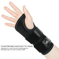 thumbnail image 4 of Wrist Brace for Carpal Tunnel Relief  Wrist Support with Splints Compression Hand Support for Arthritis Tendonitis Sprain Recovery  Wrist Pain  Fits All Day & Night Sleep Support  Adjusta, 4 of 6
