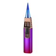 thumbnail image 2 of POINTERTECK Briquet Torche Professionnel Rechargeable au Butane - Flamme Bleue Coupe-Vent pour Barbecue et Usage Extérieur - Réglage 3 Intensités Corps en Alliage Sûr et Portable, 2 of 2