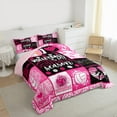 thumbnail image 3 of jejeloiu Volleyball Game Bedding Comforter Set,Patchwork Geometric Plaid Twin Comforter Sets,Sport Theme Bedding Set For Girls,Breathable Home Decor Reversible,2-Piece, 3 of 8