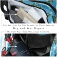 thumbnail image 4 of Christmas DuffleBag 17.7" with Shoe Bag, Sports Bag, Soccer Bag, Luggage Bag - Zipper Pocket, Large Capacity, 4 of 6