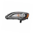 thumbnail image 3 of For Chrysler 200 2011 2012 2013 2014 Headlight Assembly Driver Side | CAPA Certified | Black Bezel | S Model | Replacement For CH2502275, CH2502275C | 191275696064, 68088067AG, 3 of 3