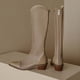 thumbnail image 4 of Amzcrzy Zapatos de mujer,Zapatos de mujer,Zapatillas de mujer, Botas de verano para mujer, tacón grueso, ahuecadas, con aumento de altura, botas de gasa de malla fina y transpirables Sandalias Mujer, 4 of 7