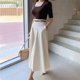 thumbnail image 4 of Elegante falda paraguas profesional adelgazante para mujer primavera otoño nuevo estilo drapeado vestido largo sensibilidad A-line amplio swing esquí, 4 of 5