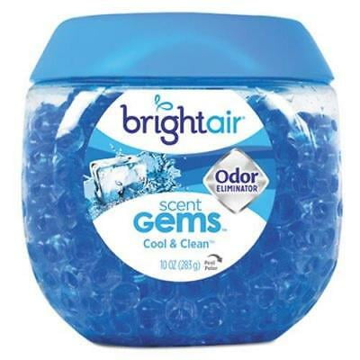Bright Air Scent Gems Odor Eliminator, Cool & Clean, Blue, 10 (Best Way To Clean Air Stones)