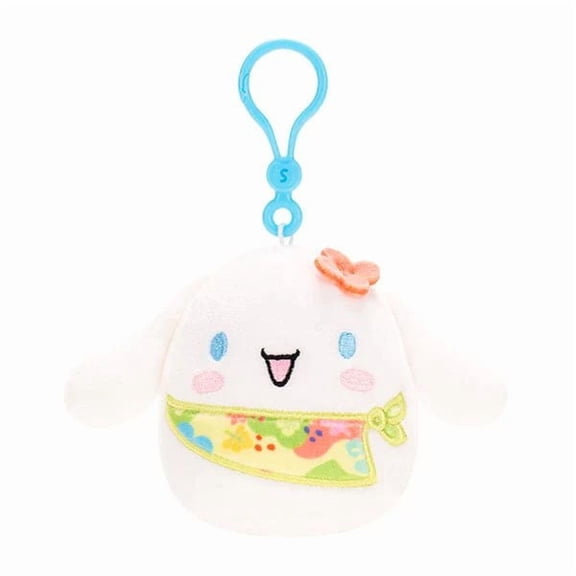 Squishmallows 3.5" Clip-On Summertime Hello Kitty Cinnamoroll