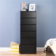 thumbnail image 2 of Bowery Hill 6 Drawer Lingerie Chest in Black, 2 of 4