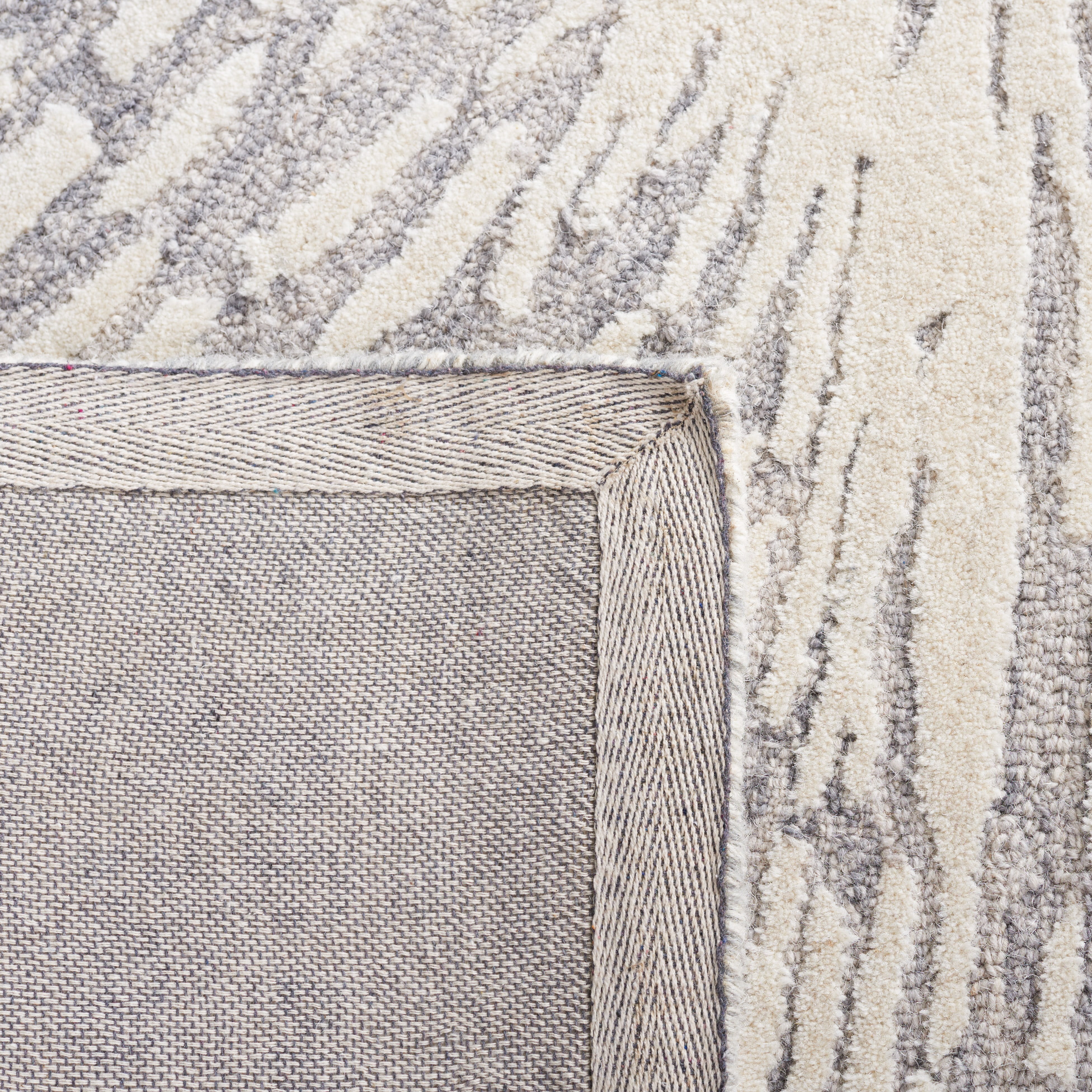 SAFAVIEH Metro Euphemia Sunburst Runner Rug, Grey/Ivory, 2'3" x 8'