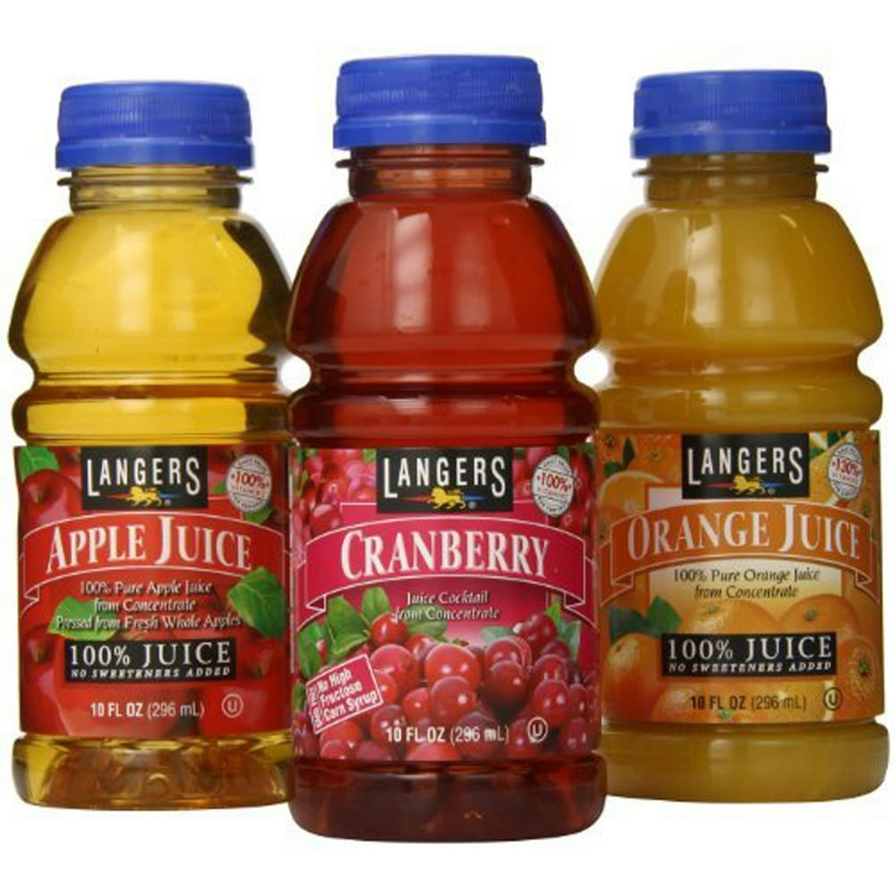 Langers Juice, Variety Pack, 10 Fl Oz, 12 Count